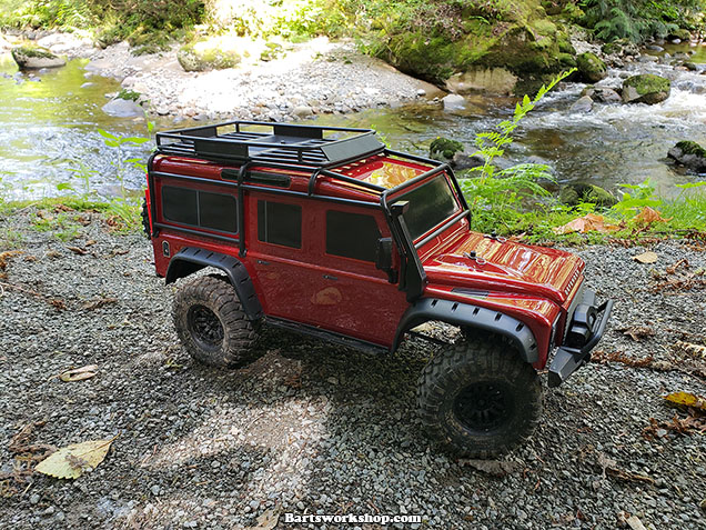 Traxxas TRX-4 Defender – Ruby Red First Run
